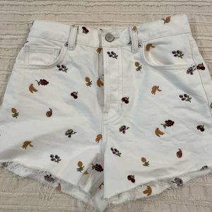 Charlie Fruitloops High Rise Jean Shorts